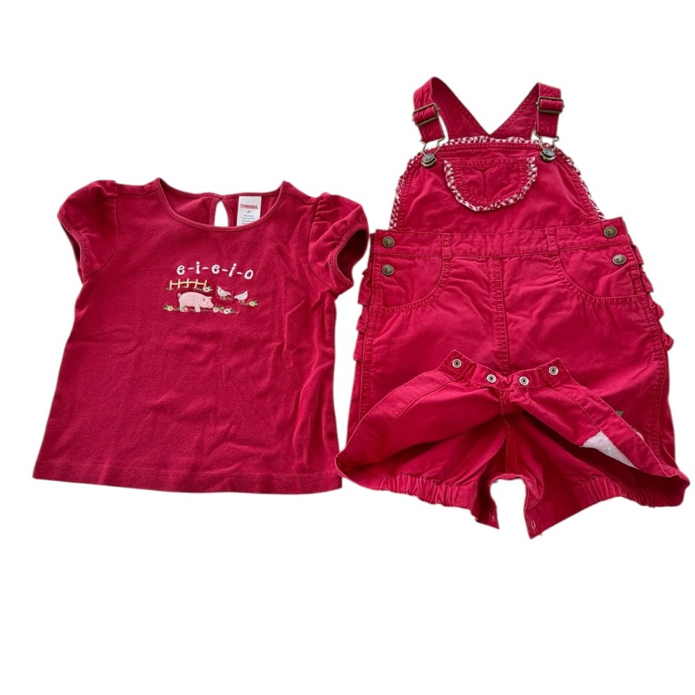 Red Toddler Outfit Set